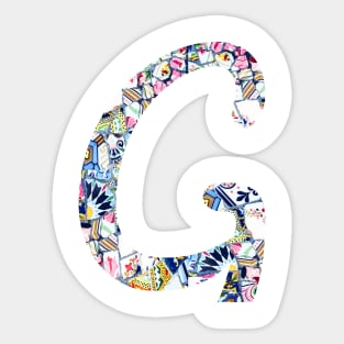 Gaudi Mosaic G Sticker